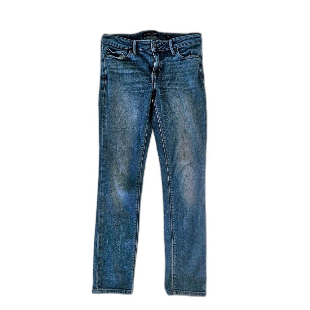 Lucky Brand Lolita Curvy Skinny Jeans 6 28 - Low Rise Medium Wash Ankle Indie - Picture 3 of 7